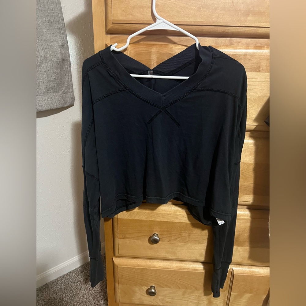 Free people all star cropped layer top